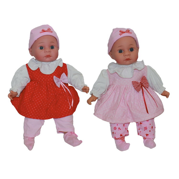 40厘米仿真洋娃娃軟體陪睡搪膠玩偶廠家直銷壹件代發