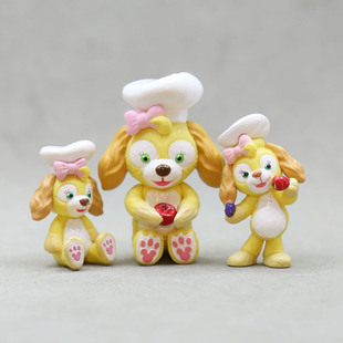Chef dog Doll Doll creative handmade pendant cream glue patch cake decoration foreign trade hot sale