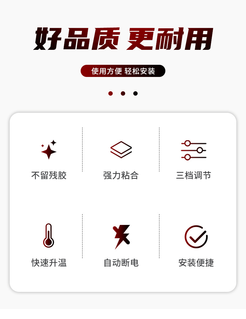 Electric Vehicle Motorcycle Electric Heated Handlebar Electric Heated Handlebar Cover Universal Heating Handlebar Hand Guard Heated Handlebar Cover for Takeout