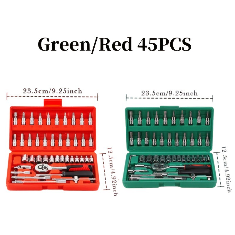 35/37/45/52/898 1 Tool Set 35pcs Professional 1/2in Herramientas de mantenimiento