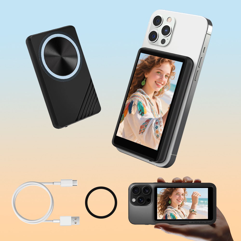 新商品の無線携帯電話の自撮りスクリーン器の磁気は充電します。