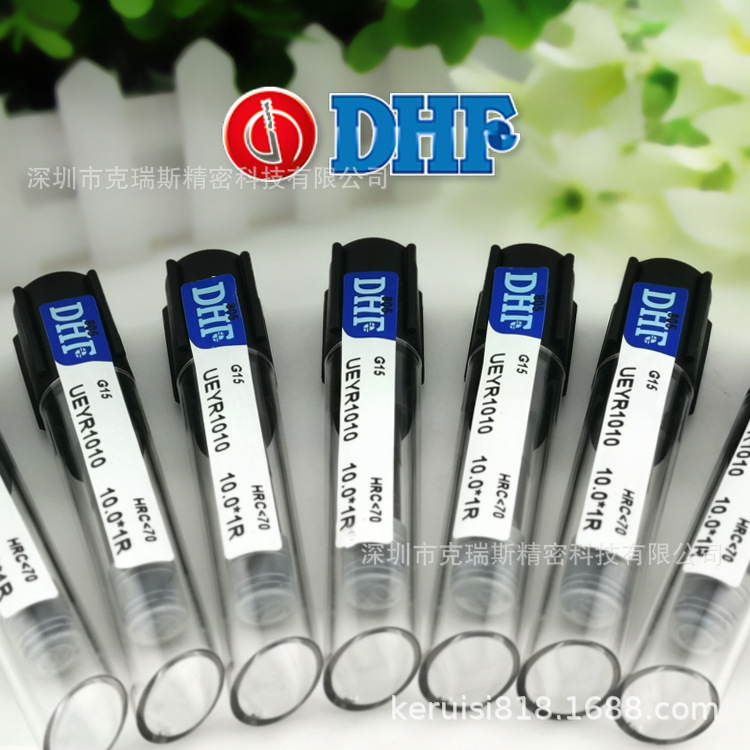 台湾DHF铣刀,UEYR1010,10.0*1R,HRC70德信发高速高硬沟铣切削刀具