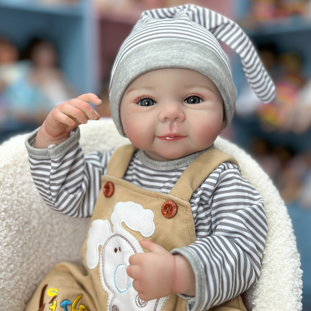 Es decir, muñecas de simulación de juguetes de vinilo transfronterizos nuevos productos transfronterizos suaves muñecas de regeneración de bebésettB50cm