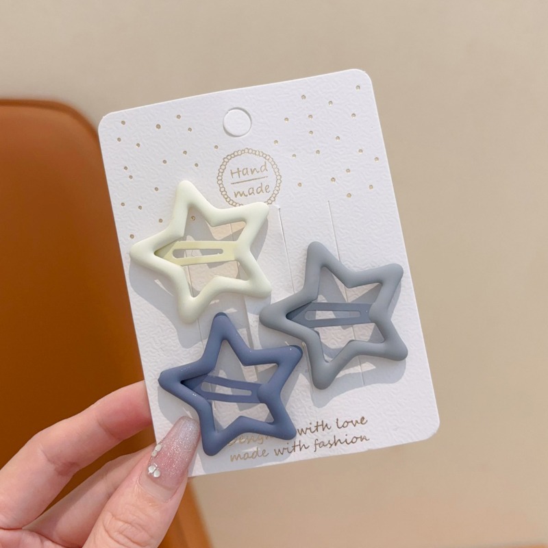 Niños lindos pinzas de cabello estrella de pentacos frente pinzas de pestañas pinzas de cabello estrella lateral pinzas de cabello rotas pinzas de cabello BB pinzas