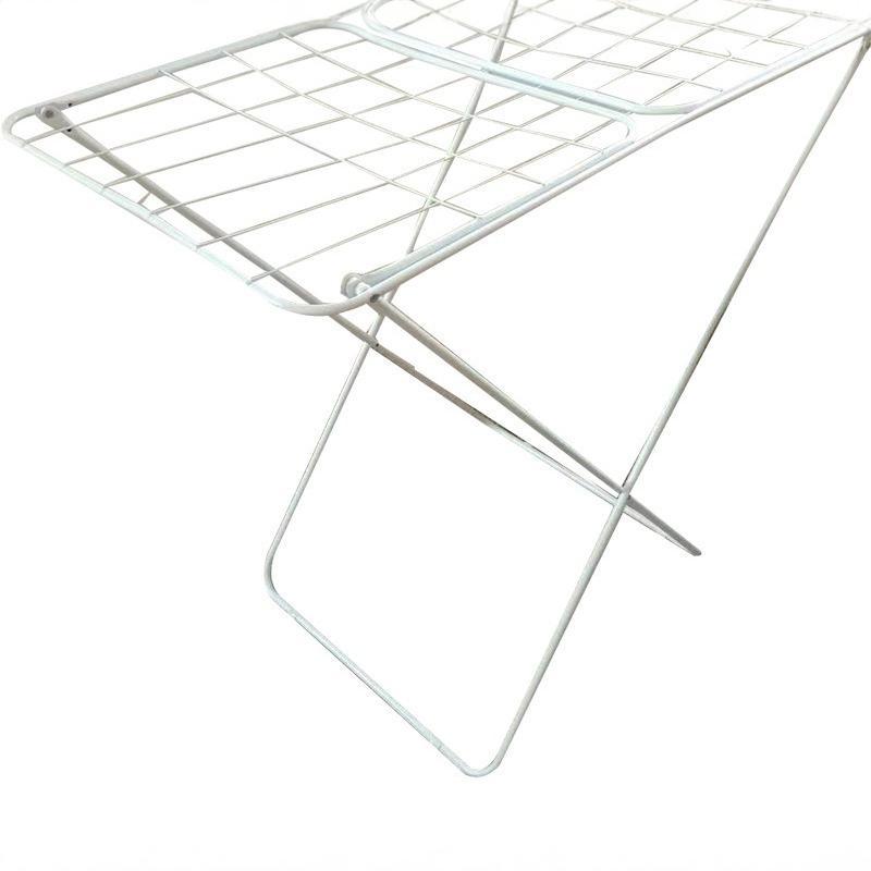 Tipo de piso plegable percha de secado de ropa tipo balcón X percha de piso plegable percha de secado de ropa sin instalación percha de almacenamiento de ropa