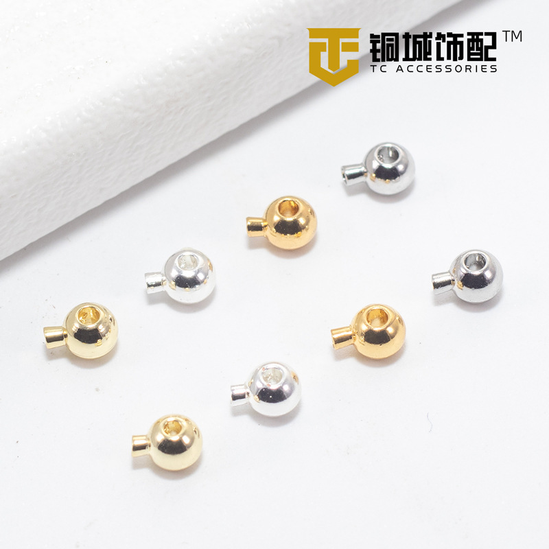 18K Gold-Plated Positioning Buckle High Color Retention Real Gold-Plated Pearl Necklace Buckle DIY Bracelet Clip Buckle Jewelry Finishing Fixation