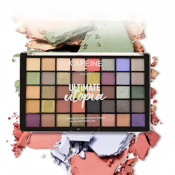 Capel Utopia Eyeshadow Palette is a full set of earthy colors stage…