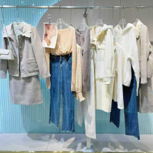 25秋昆诗兰时尚简洁风外套套装连衣裙上衣裤裙实体店直播尾货批发