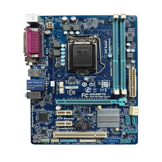 Suitable for ASUS GA-B75M-D3V computer motherboard 1155-pin support DDR3 memory Micro ATX form factor
