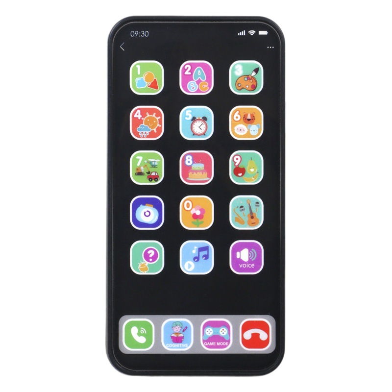 Simulación transfronteriza niños teléfono móvil juguete multi-función educativa educación temprana máquina música historia juego de luz aprendizaje máquina