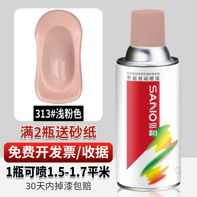 Avtomobil boyası — metal anti-rust paint cans - 313light-pink-350ml-spray-paint