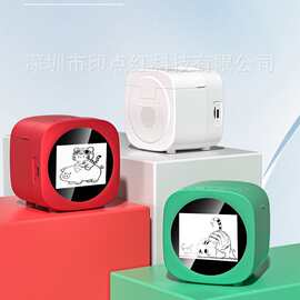 跨界新爆品AI打印机，WIFI链接语音控制AI生成图片无需墨水