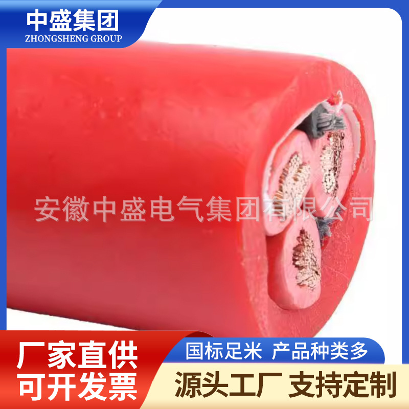 Silicone rubber frequency conversion cableZR-BPGGP3*6+3*2.5