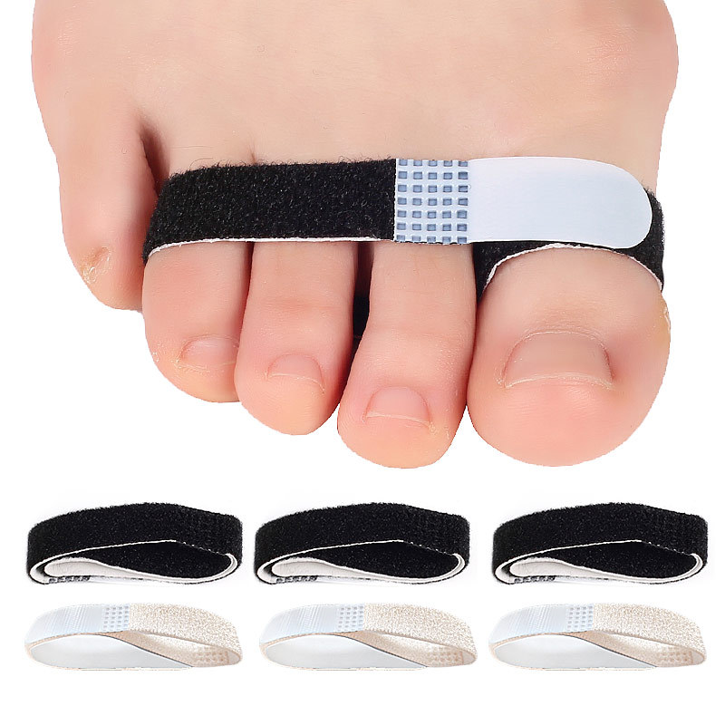 彈力腳趾帶手指腳趾分趾器日夜用繃帶重疊拇指外翻拉伸帶小布條