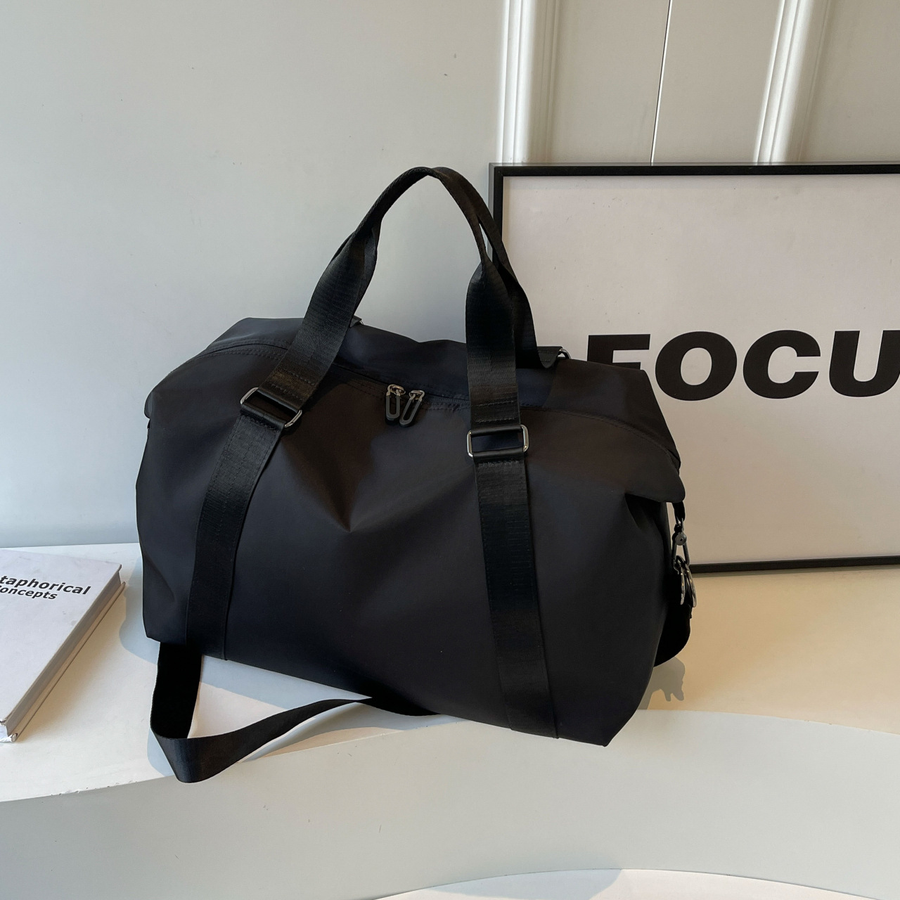 Nova odebeljena potovalna torba iz blaga Oxford, velika potovalna torba za čez ramo, ročno dvignjena diferencialna torba_voghion.com