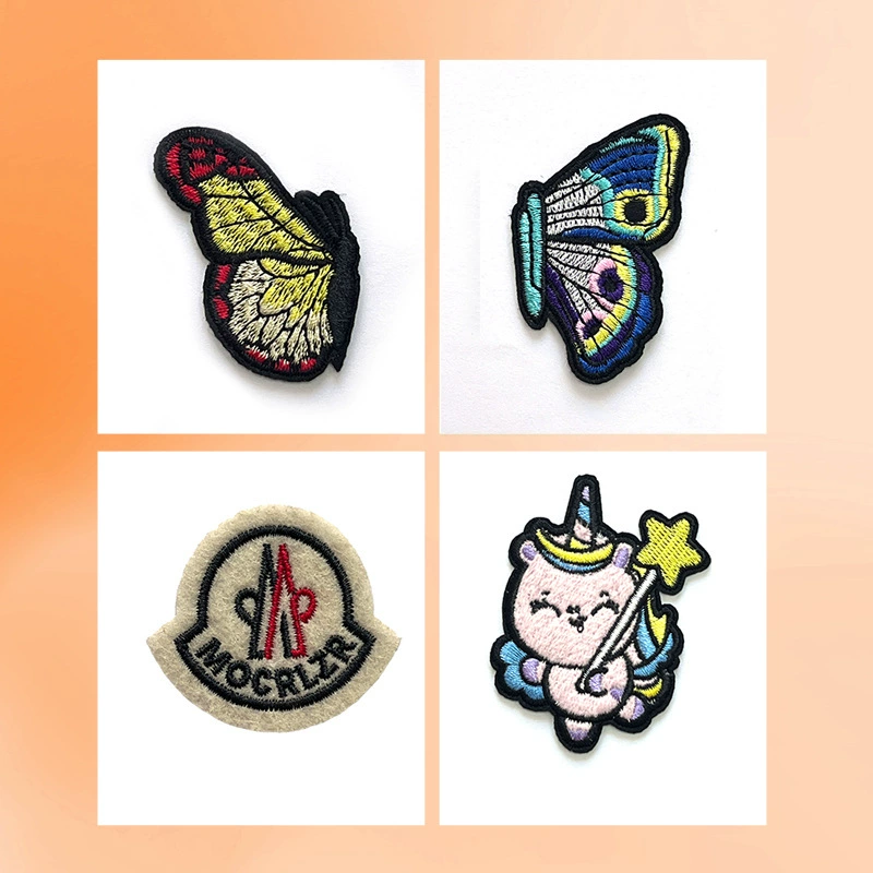 Cartoon pattern embroidery clothes and pants decorative cloth stickers computer embroidered chapter clothing accessories patch stickers computer embroidery