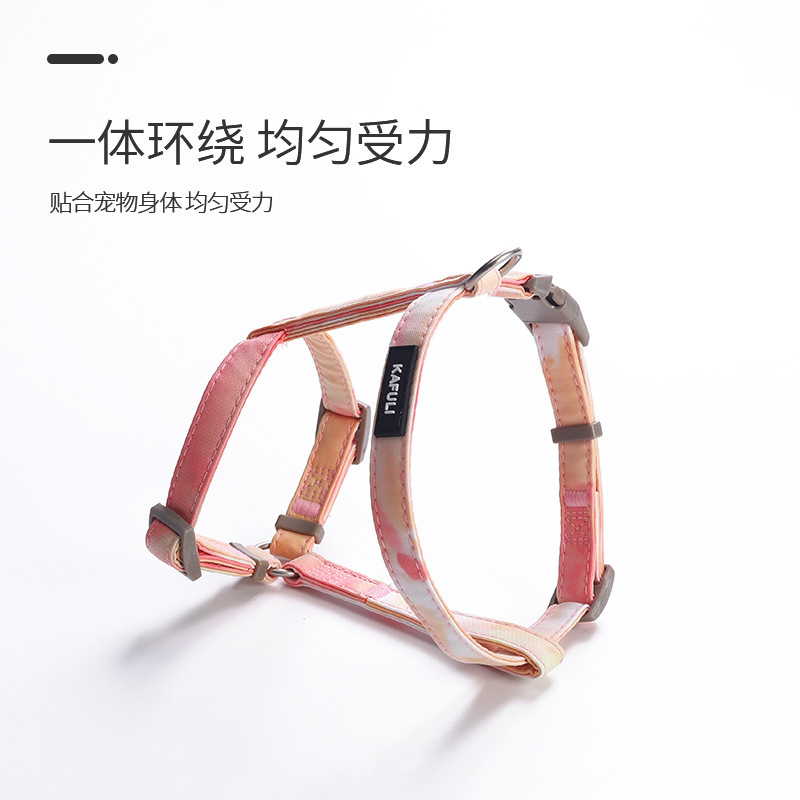 Cuerda de tracción transfronteriza para gatos Correa ajustable para el pecho para perros Cuerda para perros pequeños