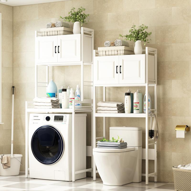 balcony TOILET Washing machine Shelf multi-storey Storage cabinet roller Flip Shower Room to ground closestool Shelf