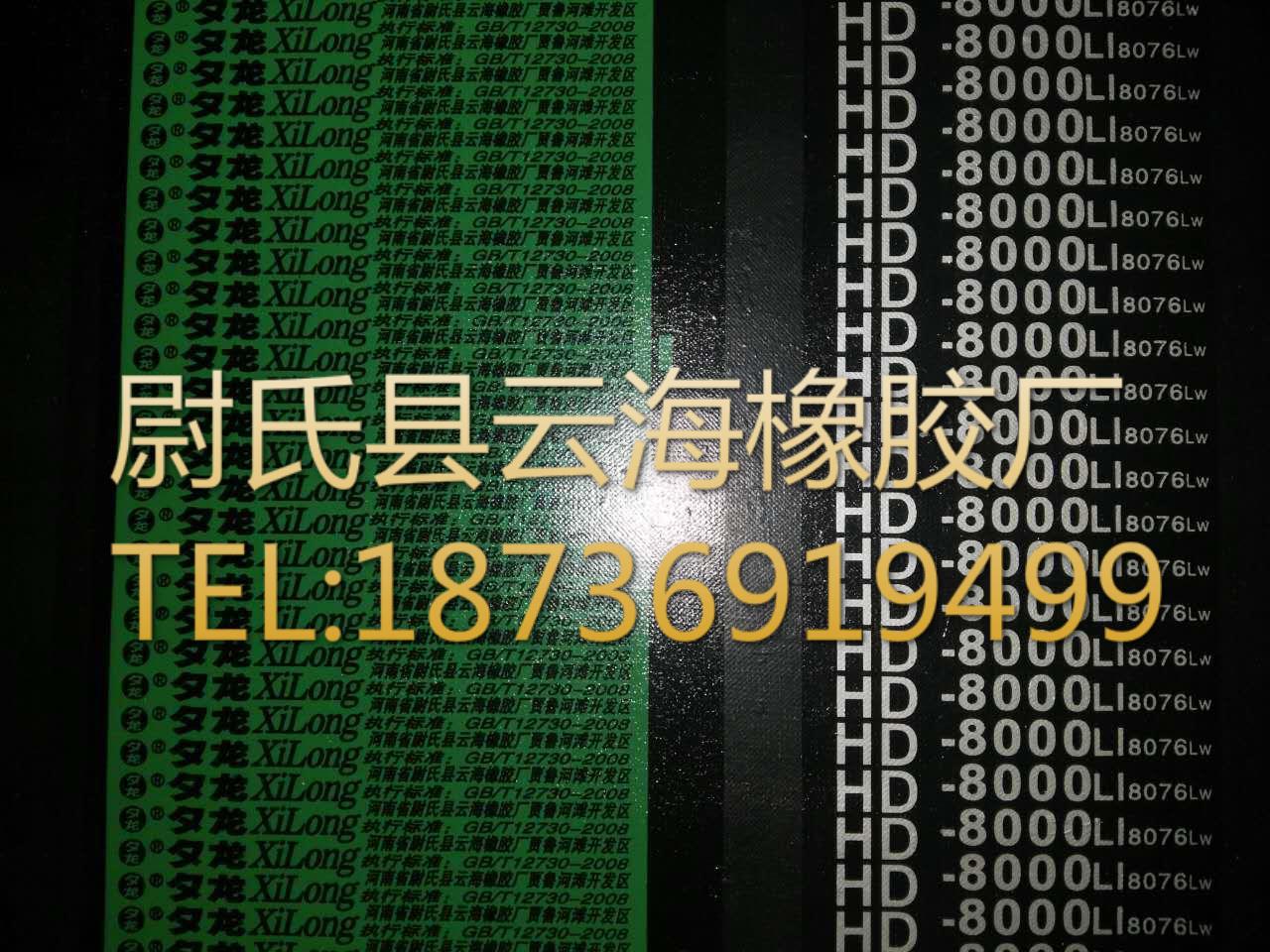 HD-8000普通V带联组带D型联组带矿山设备用D型联组带机械设备用带