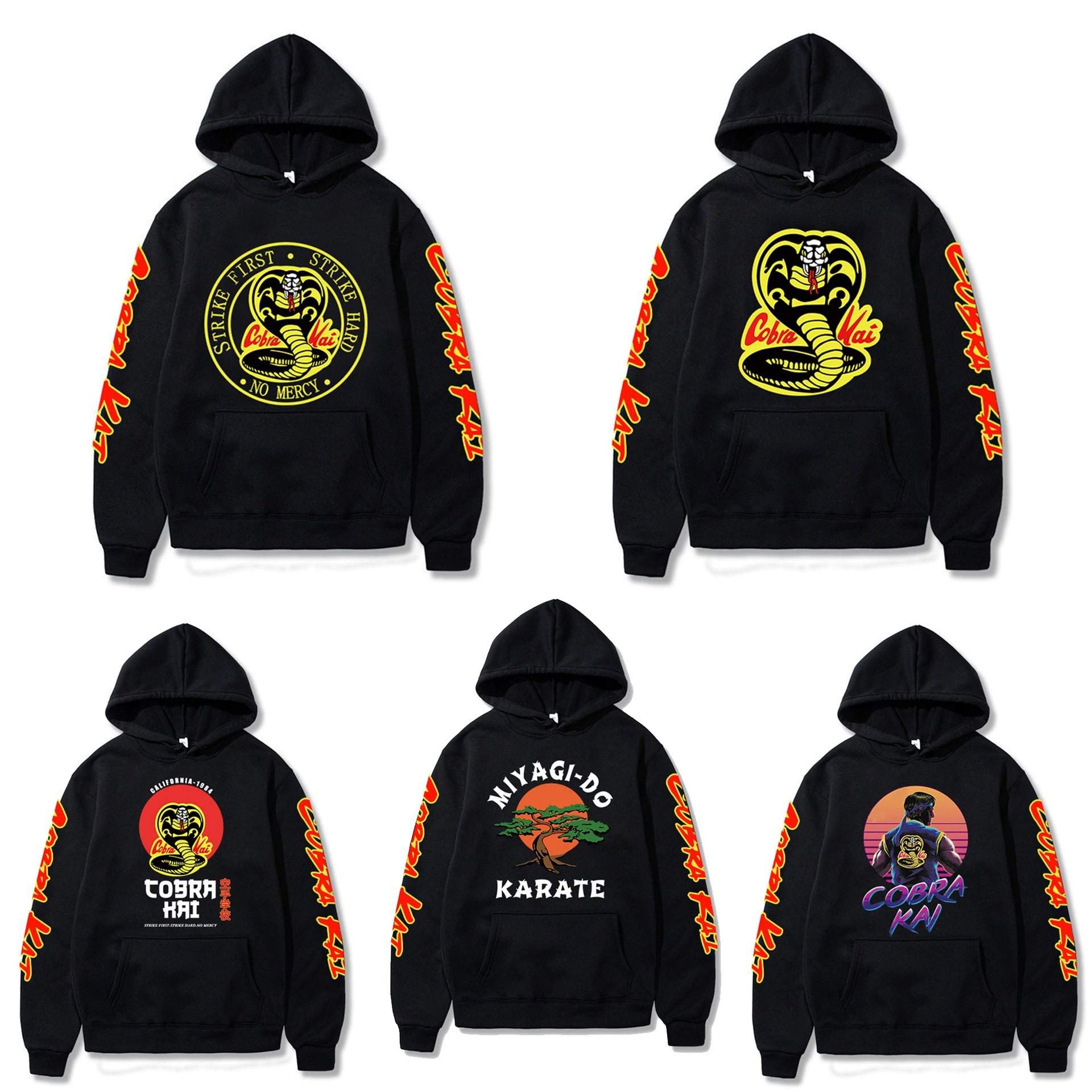 2025 новый американский карате мальчик 3D цифровая печать свободный худи косплей куртка толстовка