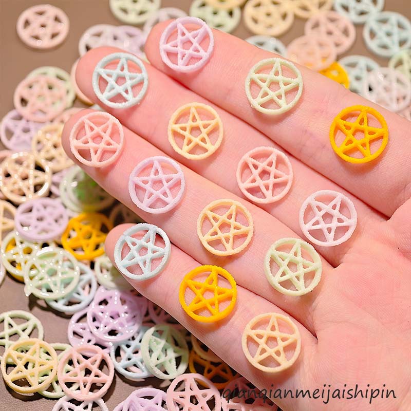 Trending dopamine magic circle planner, cream glue, guka photo frame, slime filler DIY