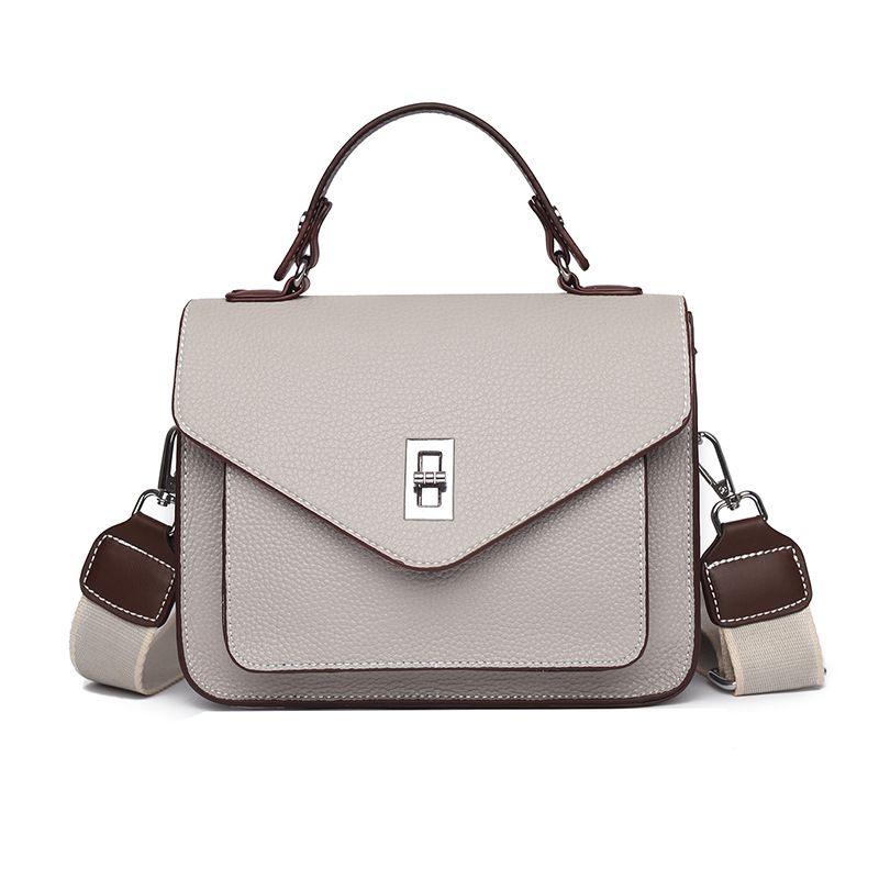 Top Grain Cowhide Leather Handbag For Women, 2025 Summer New Commuter Bag, Genuine Leather French Crossbody Small Square Bag - Thumbnail 7