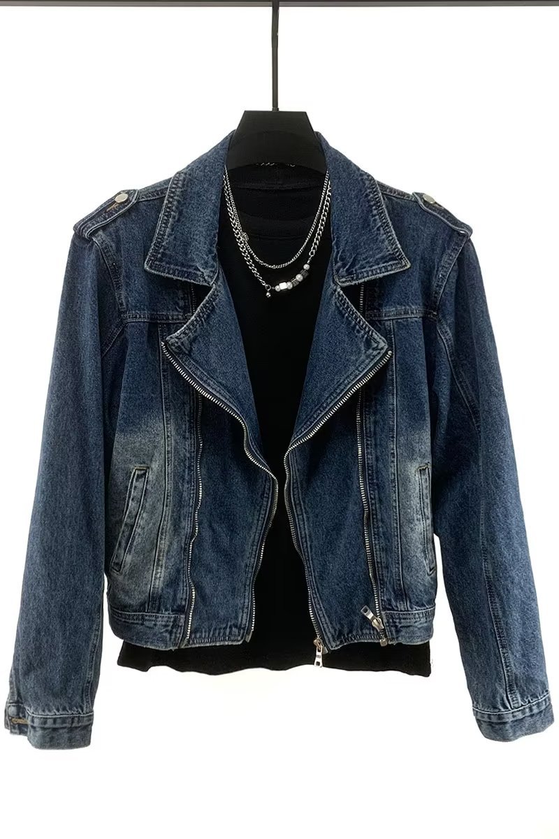 New Autumn Denim Jacket Men's Oversized Casual Coat Youth Streetwear Fashion Blue Jeans Jacket For Teens_voghion.com