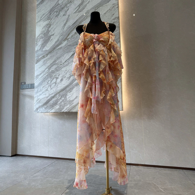 Fairy-Like Flowing Strapless Dress for Women, Light Wedding Gown, Bridal Robe, High-End Wedding Dress with Fishbone Waist-Cinching, Long Style Fairy-Like Flowing Strapless Dress for Women, Light Wedding Gown, Bridal Robe, High-End Wedding Dress with Fishbone Waist-Cinching, Long Style