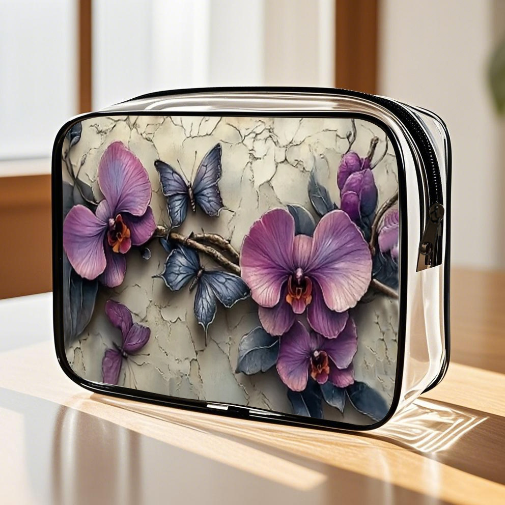 보라색 나비 꽃