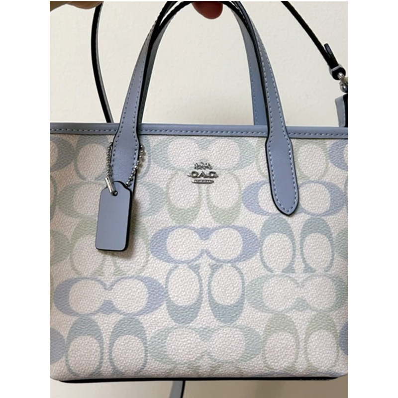 Coach's New Women's Bag City15 Mini Basket Tote Bag Classic Printed Shoulder Crossbody Shopping Bag Coach's New Women's Bag City15 Mini Basket Tote Bag Classic Printed Shoulder Crossbody Shopping Bag