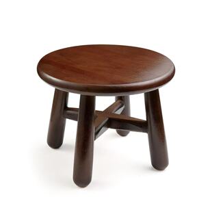 Solid wood stool log Stool Household round stool dining table stool oak bench, simple low stool coffee table, tenon stool 5
