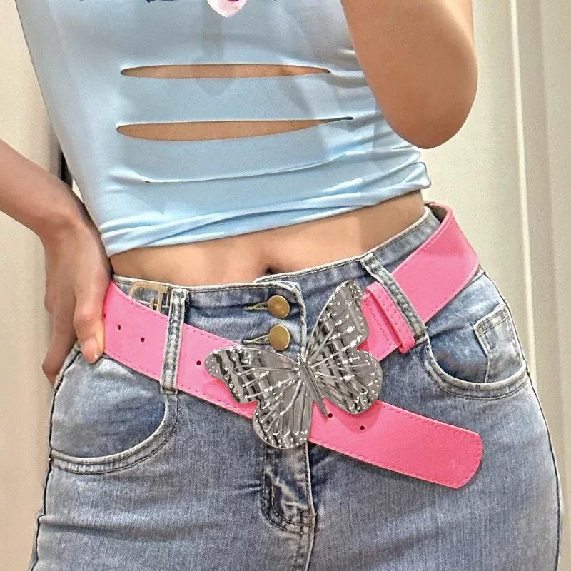 Универсальные джинсы, платье, пояс на талии, 2024 год