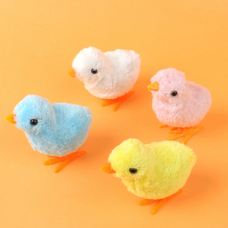 Wind-up plush smart toy for jumping, nostalgia
