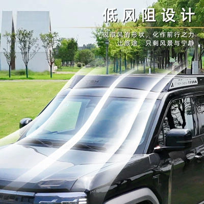 Modified Car Travel Rack Luggage — Roof rack