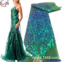 ������λ���Ƽ�����ɴ������Ƭ����͸��װpromȹ����sequins lace