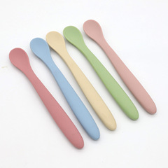 Amazon Baby Silicone Spoonベビーシリコーンスプーンベビー補助食品小さなスプーン曲げ可能