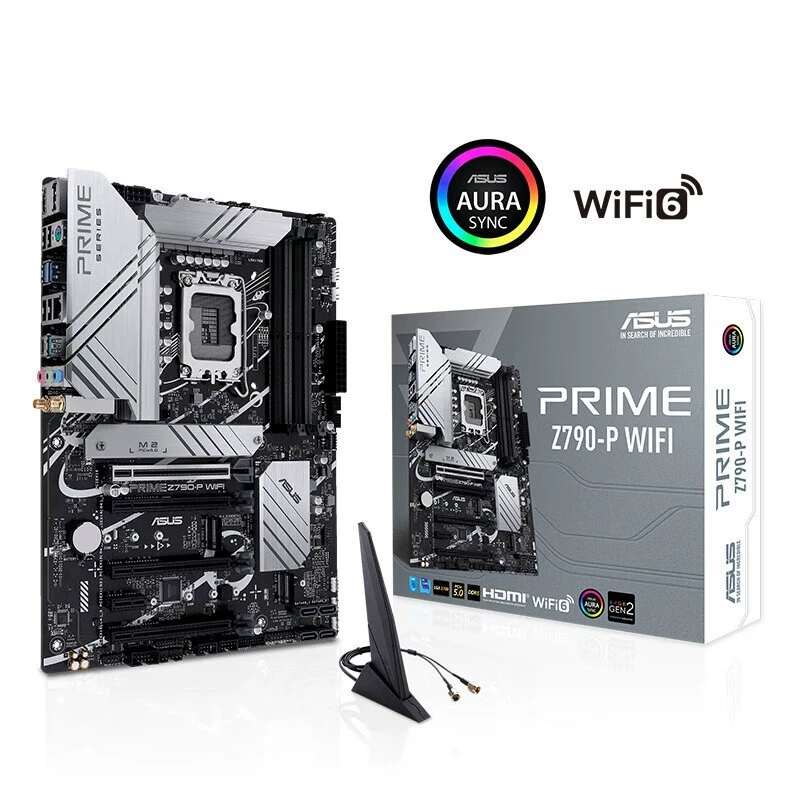 ASUS PRIME Z790-P WIFI DDR5 материнская плата для ПК, подходит для процессоров 13-го поколения (13600KF, 13700KF)