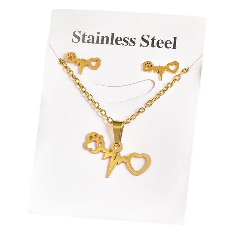 Set de collar y pendientes