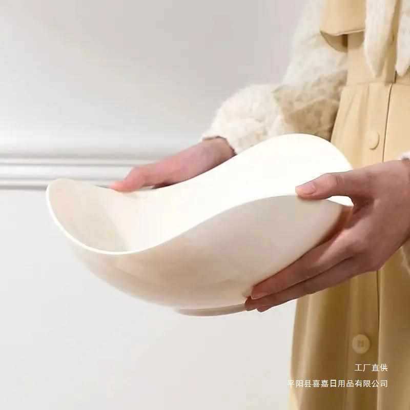 ins风水果盘高颜值客厅家用碟轻奢风零食干水果盘英其他无|undefined