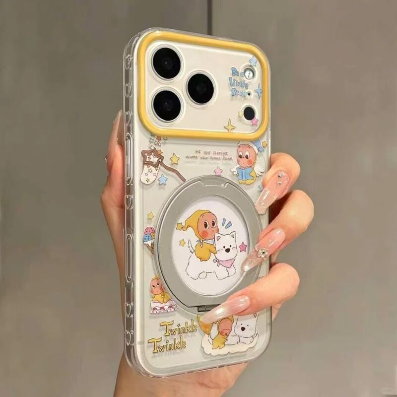 360 Rotating Pivot Stand Suitable for iPhone 17 Pro Max Phone Case New Model 16/15 West Highland Star People 360 Rotating Pivot Stand Suitable for iPhone 17 Pro Max Phone Case New Model 16/15 West Highland Star People
