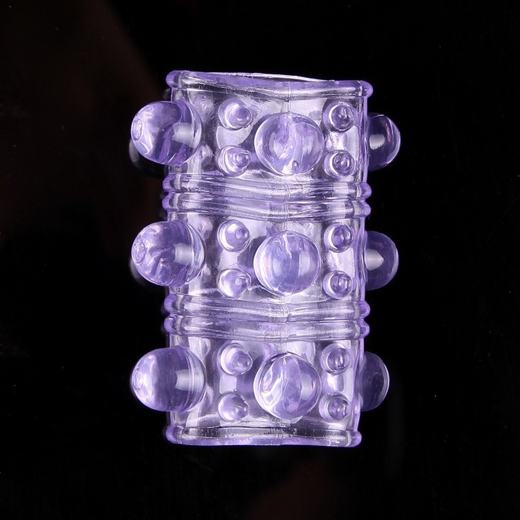 Snowflake Locking Delay Ring Set, 3-Pack TPE Cock Rings, Transparent — detail image 18