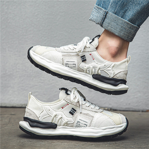 Men's Shoes  Summer New Mesh Breathable Dad Shoes Fashionable Comfortable Casual Sports Thick-Soled Forrest Shoes