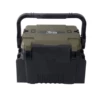 Small brown and black set (including rod inserter*2+water cup holder*1+small partition, large partition, shoulder strap)