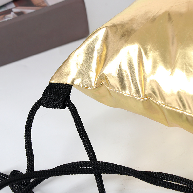 Bolsa de cordón de poliéster de fábrica bolsa de cordón de logotipo bolsa de almacenamiento mochila de deportes al aire libre bolsa de cordón al por mayor