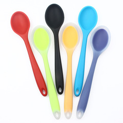 Large Silicone Spoon Integrated Soup Spoon Stirring Spoon Hot Pot Spoon Cooking Spoon Kitchen Tools