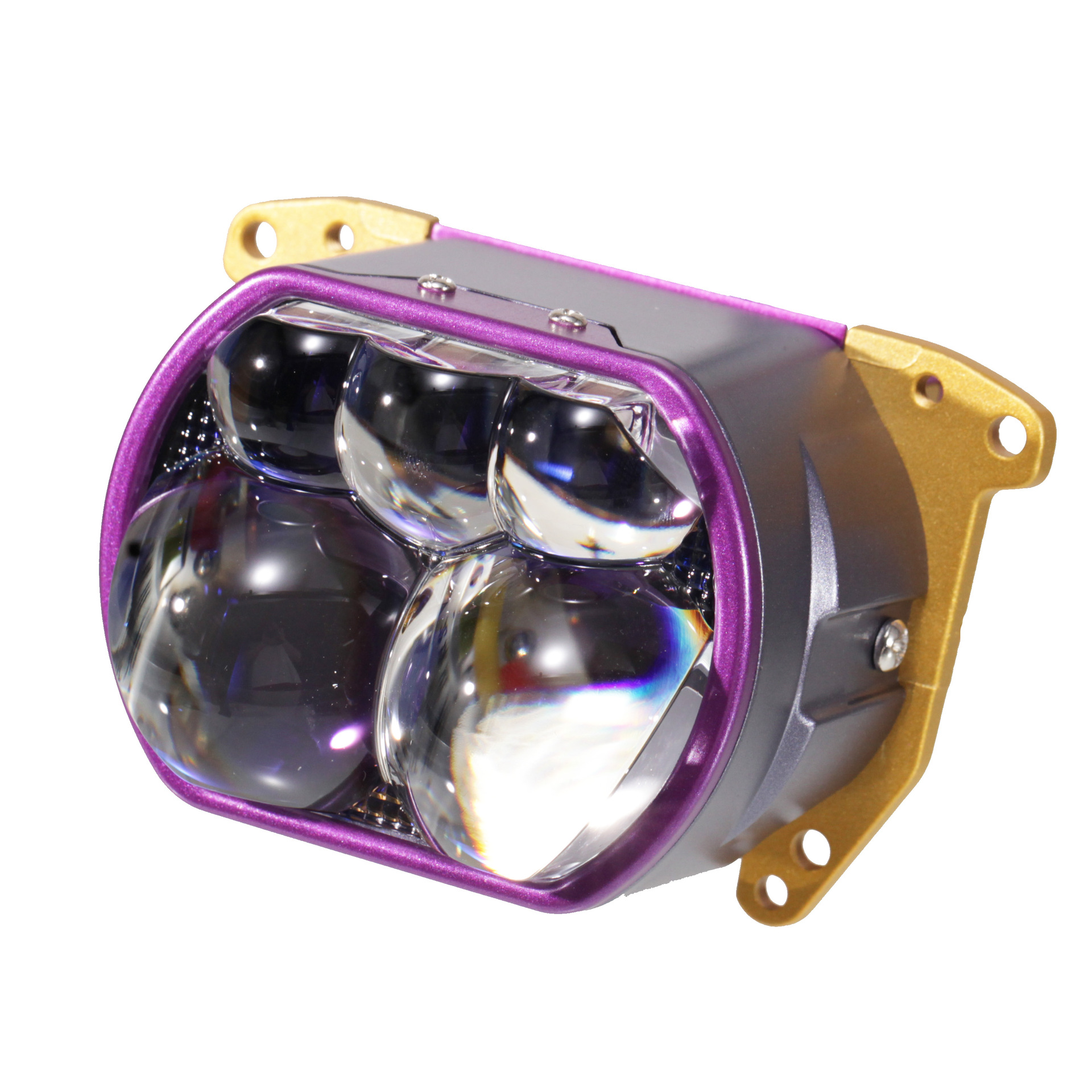 2026 Hot-Selling Car Spotlight Ay05 Five-Diamond Lens Headlight Five-Focus High-Quality Super Bright Car Light