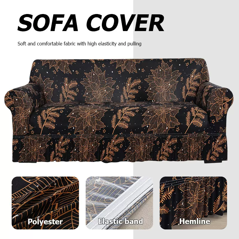 新款牛奶丝沙发套罩全包四季用防滑弹力万能套沙发垫套防猫抓盖布