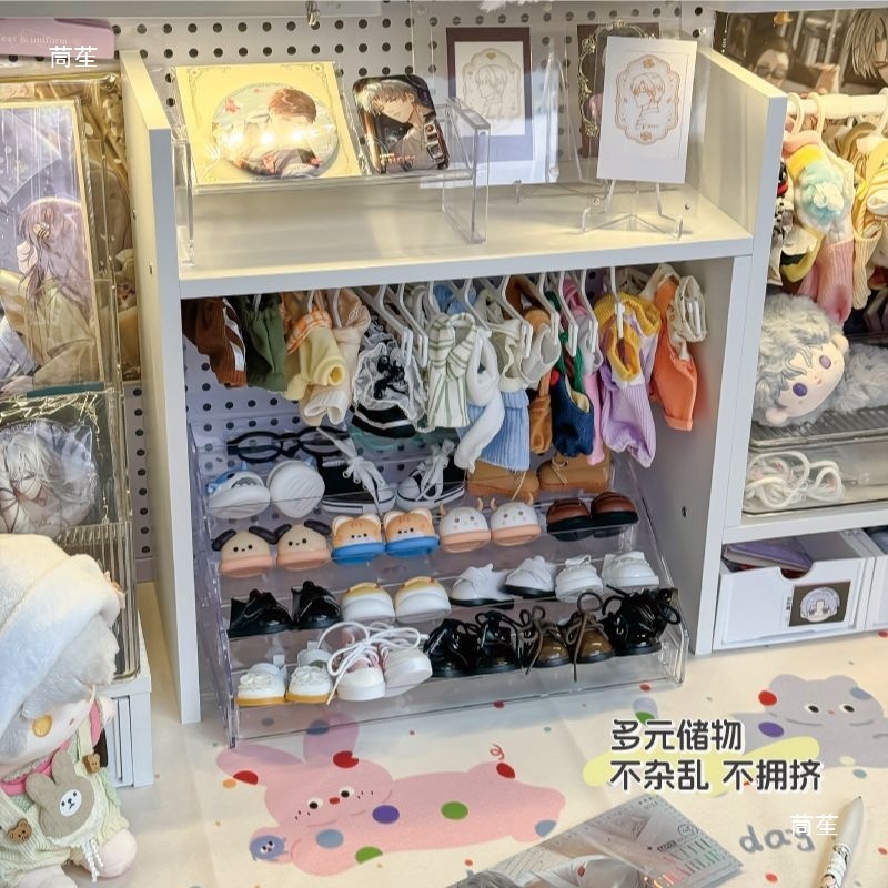 棉花娃娃的家具用品衣服收纳架挂衣架20cm娃用玩偶衣柜娃屋展示架|undefined