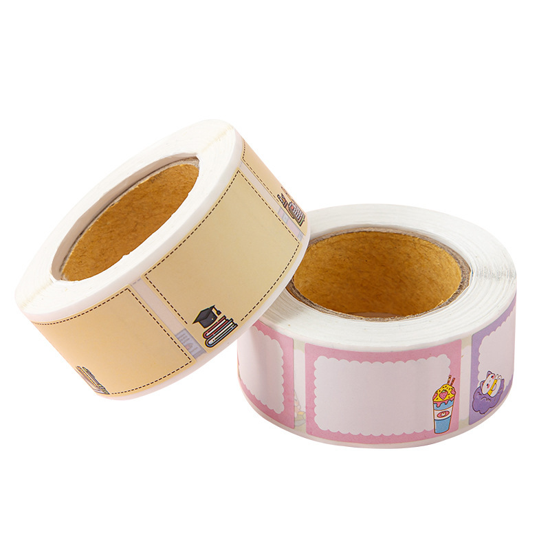 Etiquetas pegatinas de dibujos animados nombre pegatinas de primer grado nombre especial pegatinas adhesivas de jardín de infantes marcas lindas