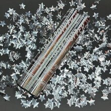 银色星星礼花筒炮婚房庆典金色星星亮片手持礼花筒生日庆典小礼炮